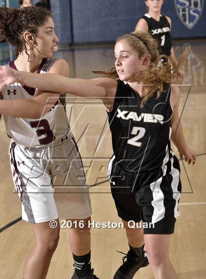 Thumbnail 3 in Rancho Mirage vs. Xavier Prep (MaxPreps Holiday Classic) photogallery.