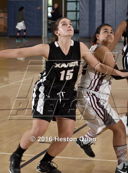 Thumbnail 1 in Rancho Mirage vs. Xavier Prep (MaxPreps Holiday Classic) photogallery.