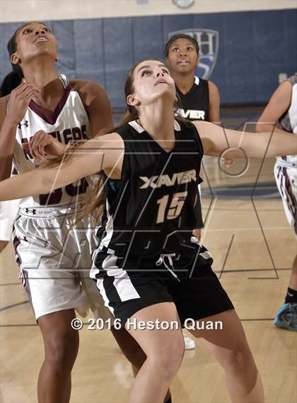 Thumbnail 1 in Rancho Mirage vs. Xavier Prep (MaxPreps Holiday Classic) photogallery.