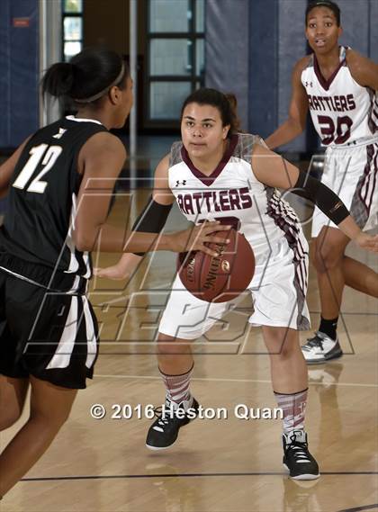 Thumbnail 1 in Rancho Mirage vs. Xavier Prep (MaxPreps Holiday Classic) photogallery.