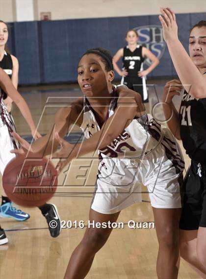 Thumbnail 1 in Rancho Mirage vs. Xavier Prep (MaxPreps Holiday Classic) photogallery.