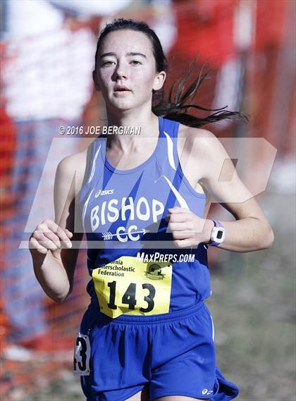 Thumbnail 2 in CIF State Cross Country Championships (D4 Girls Race) photogallery.