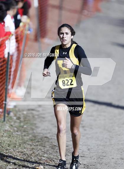 Thumbnail 1 in CIF State Cross Country Championships (D4 Girls Race) photogallery.