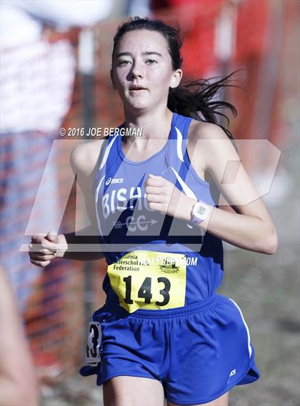 Thumbnail 1 in CIF State Cross Country Championships (D4 Girls Race) photogallery.