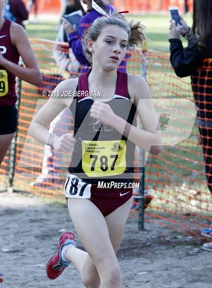 Thumbnail 3 in CIF State Cross Country Championships (D4 Girls Race) photogallery.