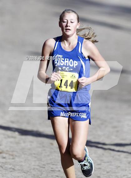 Thumbnail 2 in CIF State Cross Country Championships (D4 Girls Race) photogallery.