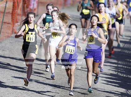 Thumbnail 3 in CIF State Cross Country Championships (D4 Girls Race) photogallery.