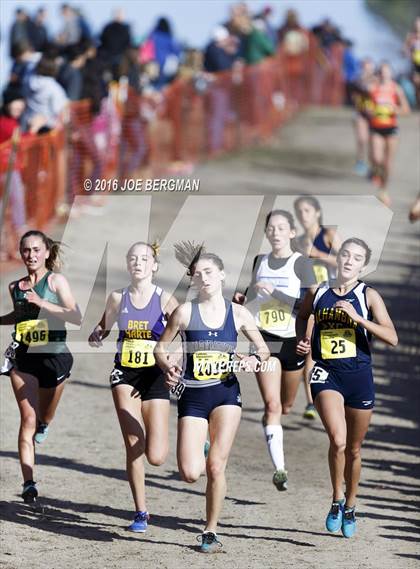 Thumbnail 3 in CIF State Cross Country Championships (D4 Girls Race) photogallery.