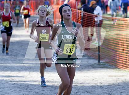 Thumbnail 2 in CIF State Cross Country Championships (D4 Girls Race) photogallery.