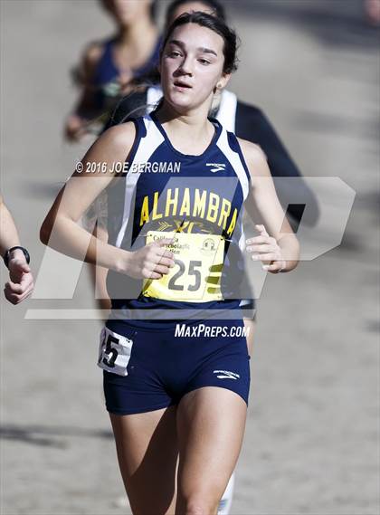 Thumbnail 3 in CIF State Cross Country Championships (D4 Girls Race) photogallery.