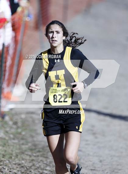 Thumbnail 3 in CIF State Cross Country Championships (D4 Girls Race) photogallery.