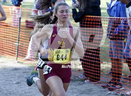 Thumbnail 1 in CIF State Cross Country Championships (D4 Girls Race) photogallery.