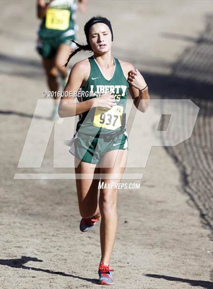 Thumbnail 3 in CIF State Cross Country Championships (D4 Girls Race) photogallery.