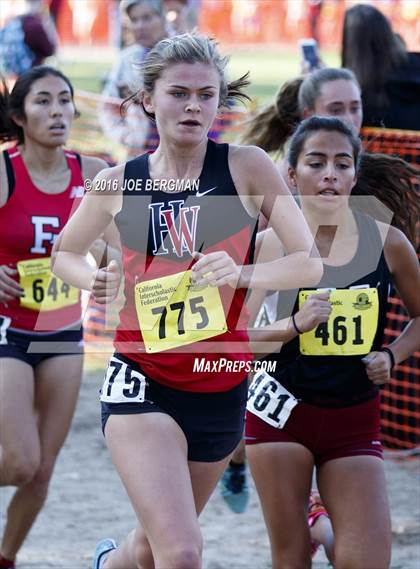 Thumbnail 3 in CIF State Cross Country Championships (D4 Girls Race) photogallery.