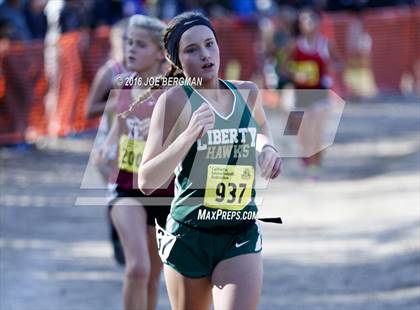 Thumbnail 1 in CIF State Cross Country Championships (D4 Girls Race) photogallery.