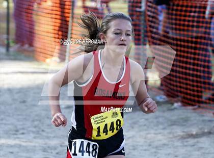 Thumbnail 3 in CIF State Cross Country Championships (D4 Girls Race) photogallery.