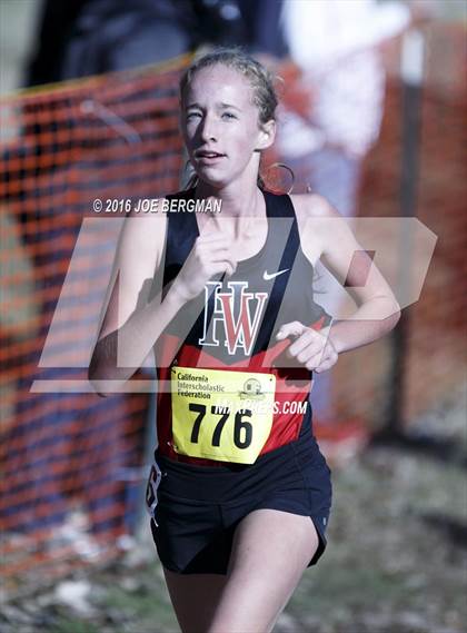 Thumbnail 3 in CIF State Cross Country Championships (D4 Girls Race) photogallery.