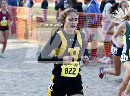 Thumbnail 2 in CIF State Cross Country Championships (D4 Girls Race) photogallery.