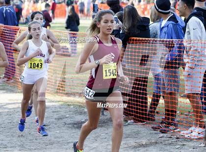 Thumbnail 3 in CIF State Cross Country Championships (D4 Girls Race) photogallery.