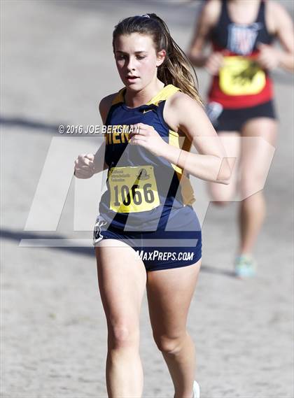 Thumbnail 1 in CIF State Cross Country Championships (D4 Girls Race) photogallery.