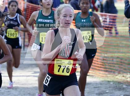 Thumbnail 2 in CIF State Cross Country Championships (D4 Girls Race) photogallery.