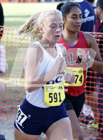 Thumbnail 3 in CIF State Cross Country Championships (D4 Girls Race) photogallery.