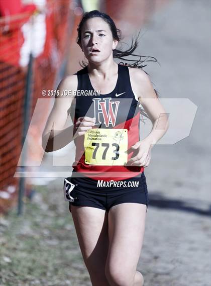 Thumbnail 3 in CIF State Cross Country Championships (D4 Girls Race) photogallery.