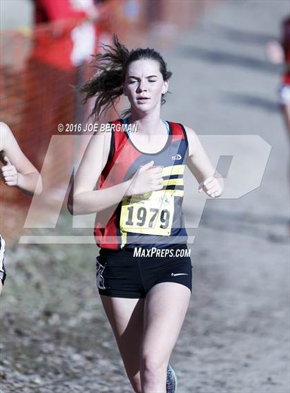 Thumbnail 3 in CIF State Cross Country Championships (D4 Girls Race) photogallery.