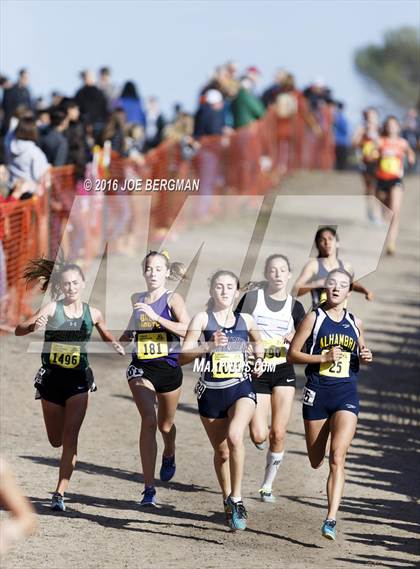 Thumbnail 3 in CIF State Cross Country Championships (D4 Girls Race) photogallery.