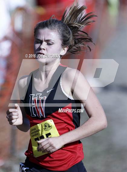 Thumbnail 3 in CIF State Cross Country Championships (D4 Girls Race) photogallery.