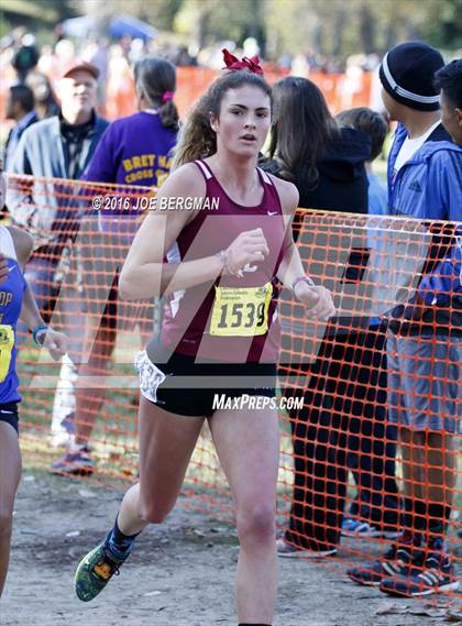 Thumbnail 3 in CIF State Cross Country Championships (D4 Girls Race) photogallery.