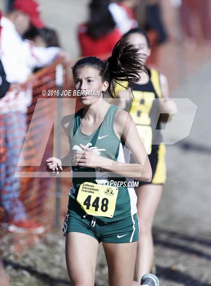 Thumbnail 3 in CIF State Cross Country Championships (D4 Girls Race) photogallery.