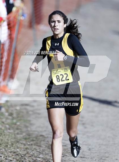 Thumbnail 2 in CIF State Cross Country Championships (D4 Girls Race) photogallery.