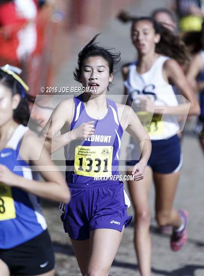 Thumbnail 3 in CIF State Cross Country Championships (D4 Girls Race) photogallery.