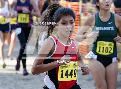 Thumbnail 3 in CIF State Cross Country Championships (D4 Girls Race) photogallery.