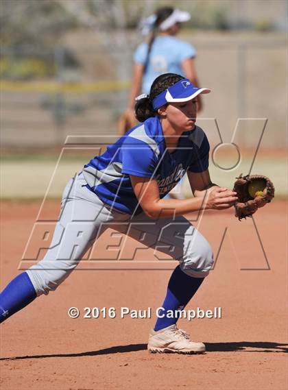 Thumbnail 2 in Chandler vs Cactus (Desert Mountain Softball Invitational) photogallery.