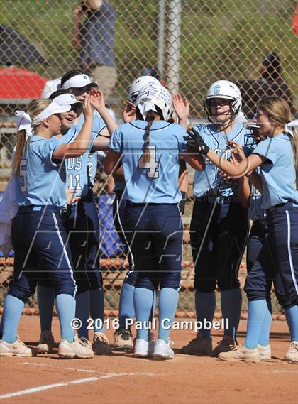 Thumbnail 1 in Chandler vs Cactus (Desert Mountain Softball Invitational) photogallery.