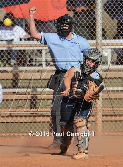 Thumbnail 2 in Chandler vs Cactus (Desert Mountain Softball Invitational) photogallery.