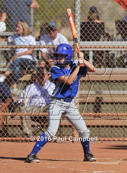 Thumbnail 3 in Chandler vs Cactus (Desert Mountain Softball Invitational) photogallery.