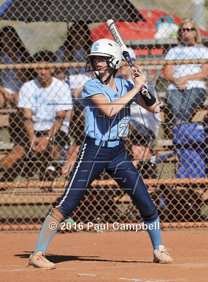 Thumbnail 2 in Chandler vs Cactus (Desert Mountain Softball Invitational) photogallery.