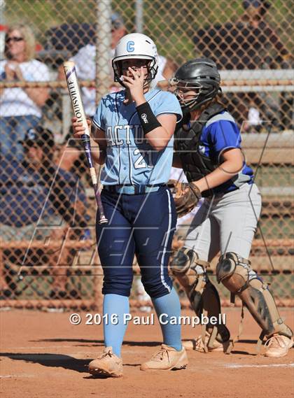 Thumbnail 2 in Chandler vs Cactus (Desert Mountain Softball Invitational) photogallery.
