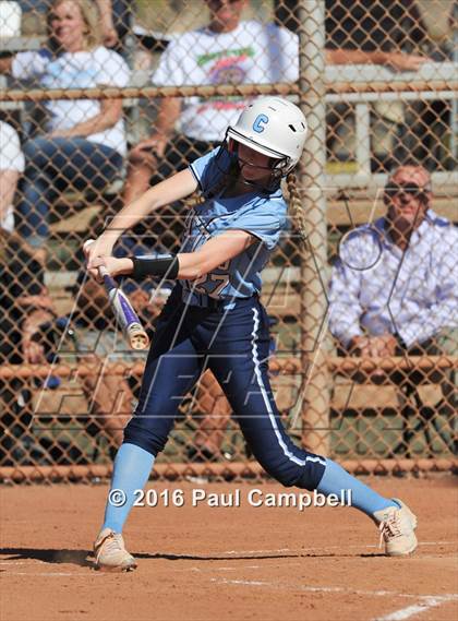 Thumbnail 2 in Chandler vs Cactus (Desert Mountain Softball Invitational) photogallery.