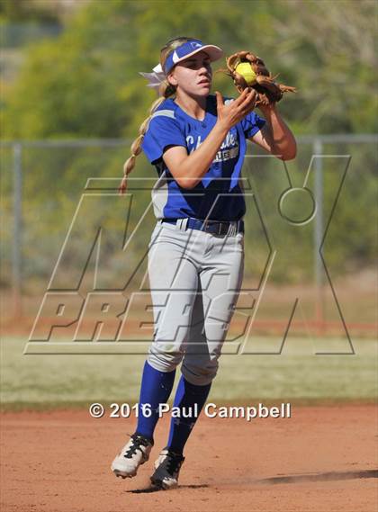 Thumbnail 2 in Chandler vs Cactus (Desert Mountain Softball Invitational) photogallery.