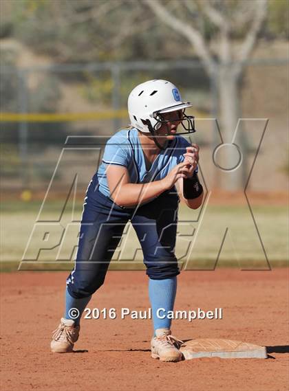 Thumbnail 1 in Chandler vs Cactus (Desert Mountain Softball Invitational) photogallery.