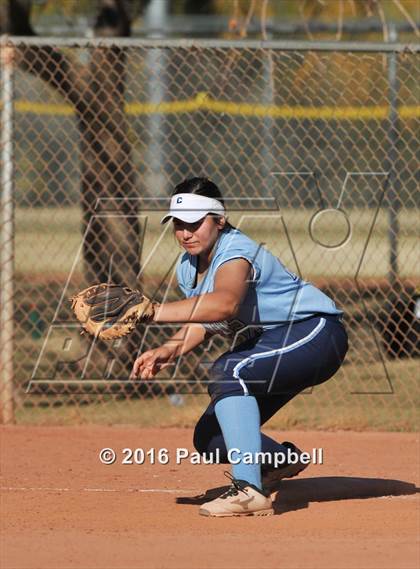 Thumbnail 2 in Chandler vs Cactus (Desert Mountain Softball Invitational) photogallery.