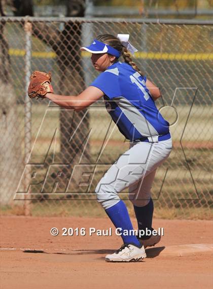 Thumbnail 1 in Chandler vs Cactus (Desert Mountain Softball Invitational) photogallery.