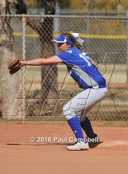 Thumbnail 3 in Chandler vs Cactus (Desert Mountain Softball Invitational) photogallery.
