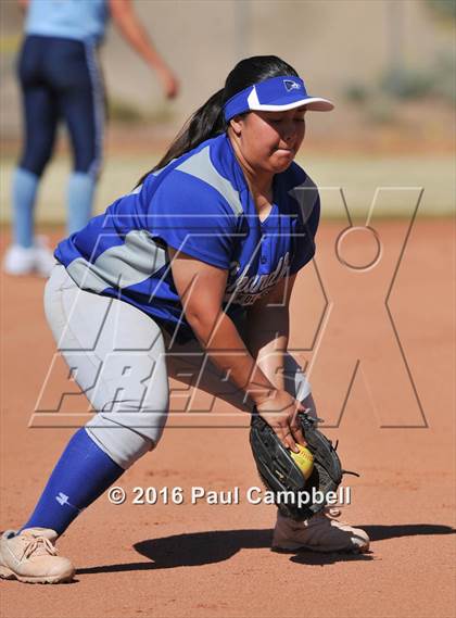 Thumbnail 1 in Chandler vs Cactus (Desert Mountain Softball Invitational) photogallery.