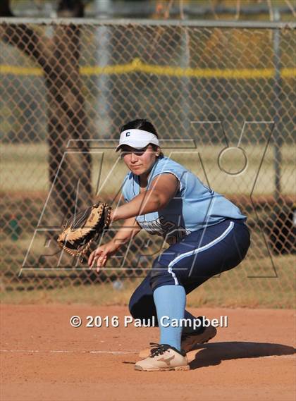 Thumbnail 1 in Chandler vs Cactus (Desert Mountain Softball Invitational) photogallery.