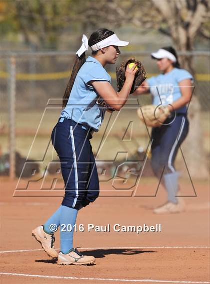 Thumbnail 3 in Chandler vs Cactus (Desert Mountain Softball Invitational) photogallery.